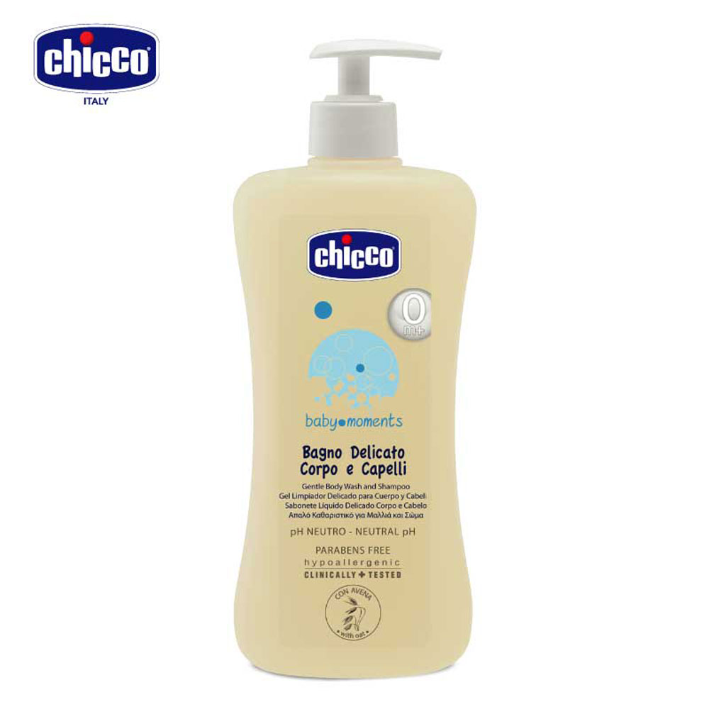 chicco-寶貝嬰兒溫和洗髮/沐浴露(初生寶寶專用)500ml