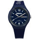 Superdry 菱格紋防水品牌日期星期矽膠手錶(SYG179UU)-藍色/42mm product thumbnail 1