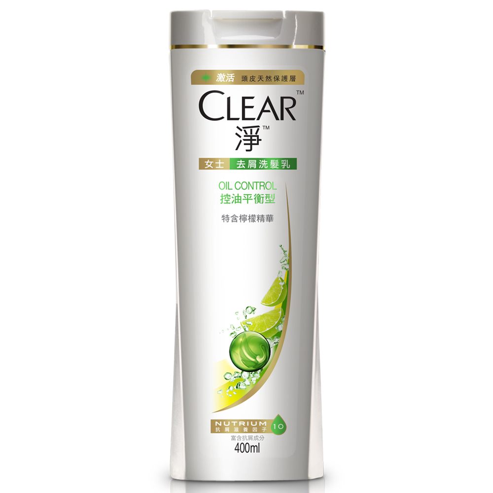 CLEAR淨 控油平衡洗髮乳400ml