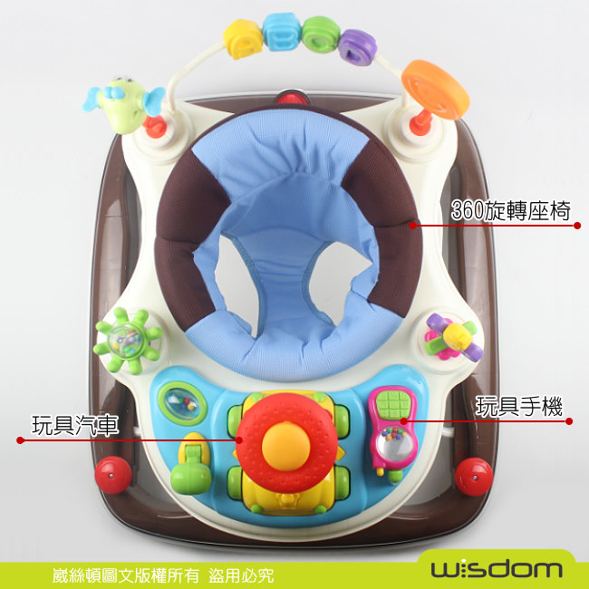 BabyBabe 360度旋轉靜音嬰幼兒學步車