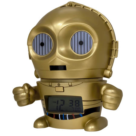 BulbBotz 鬧鐘 C-3PO (5.5 inch) 金人 2021418