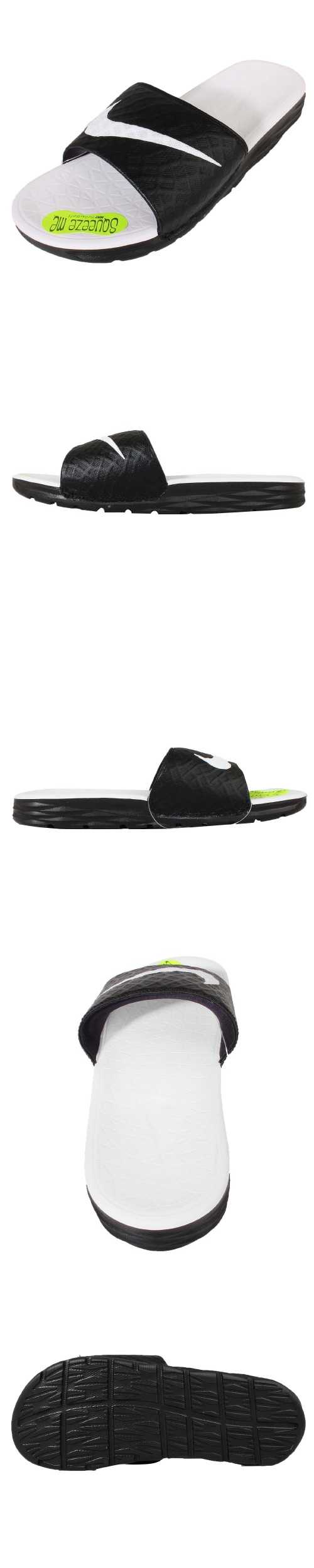 拖鞋 Nike Benassi Solarsoft 黑 白 男 女