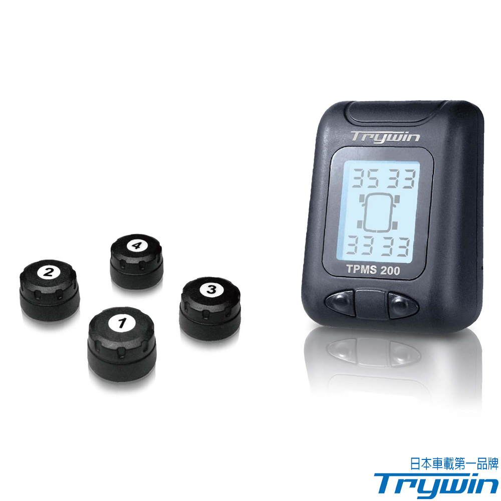 Trywin TPMS 200無線胎壓胎溫偵測器-快