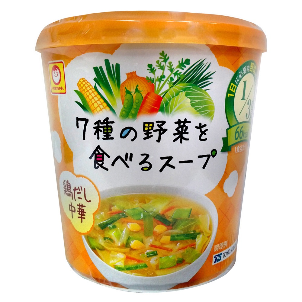 !東洋水產  蔬菜風味速食湯-雞汁中華風味(22g)
