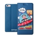 大嘴猴正版授權 iPhone 6s/6 Plus 5.5吋 金沙灘彩繪磁力皮套(漫畫藍) product thumbnail 1