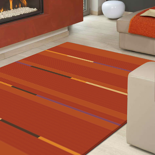 范登伯格 - 席琳 進口地毯 - 剪影 (橘)(大款 - 160x230cm)