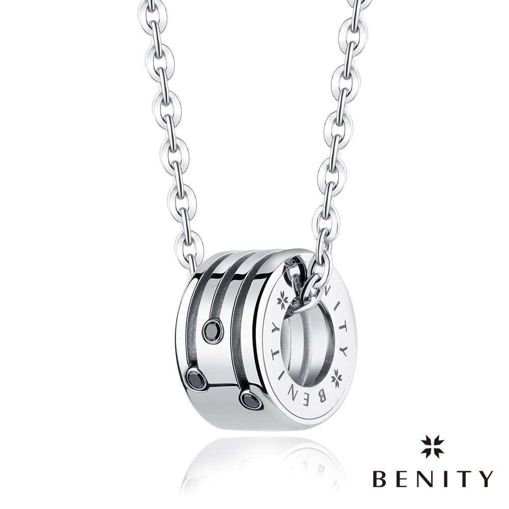 BENITY 曖昧訊號 戒指項鍊 316白鋼/西德鋼 情侶對鍊款 男項鍊