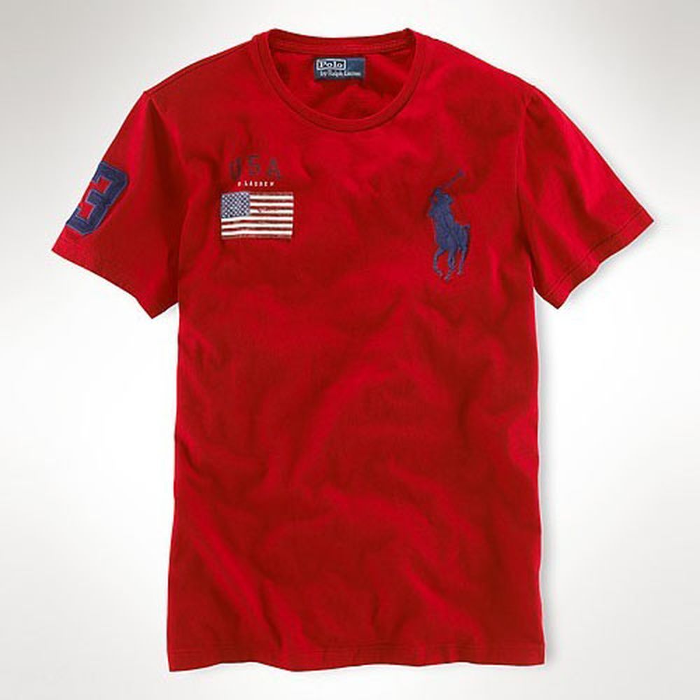 Ralph Lauren T-SHIRT 短袖 T恤 紅色 014