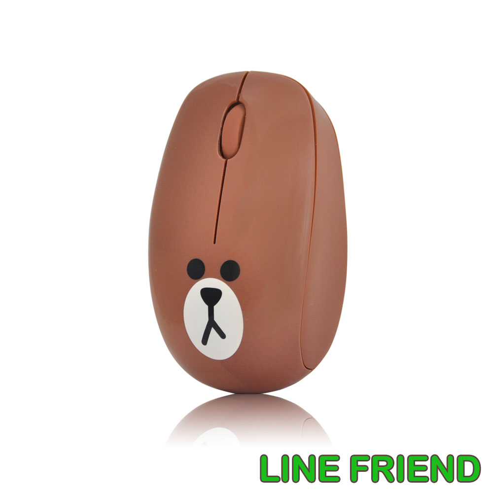 LineFriends 熊大 2.4G 無線滑鼠