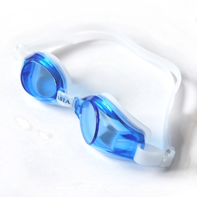 TiNyHouSe 成人平面鏡面矽膠頭帶款 泳鏡(粉黑藍三色可選)