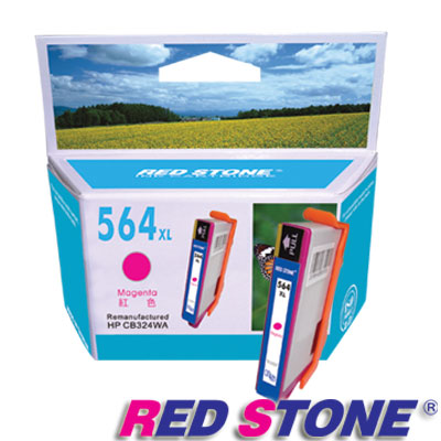 RED STONE for HP CB324WA環保墨水匣(紅色)NO.564XL