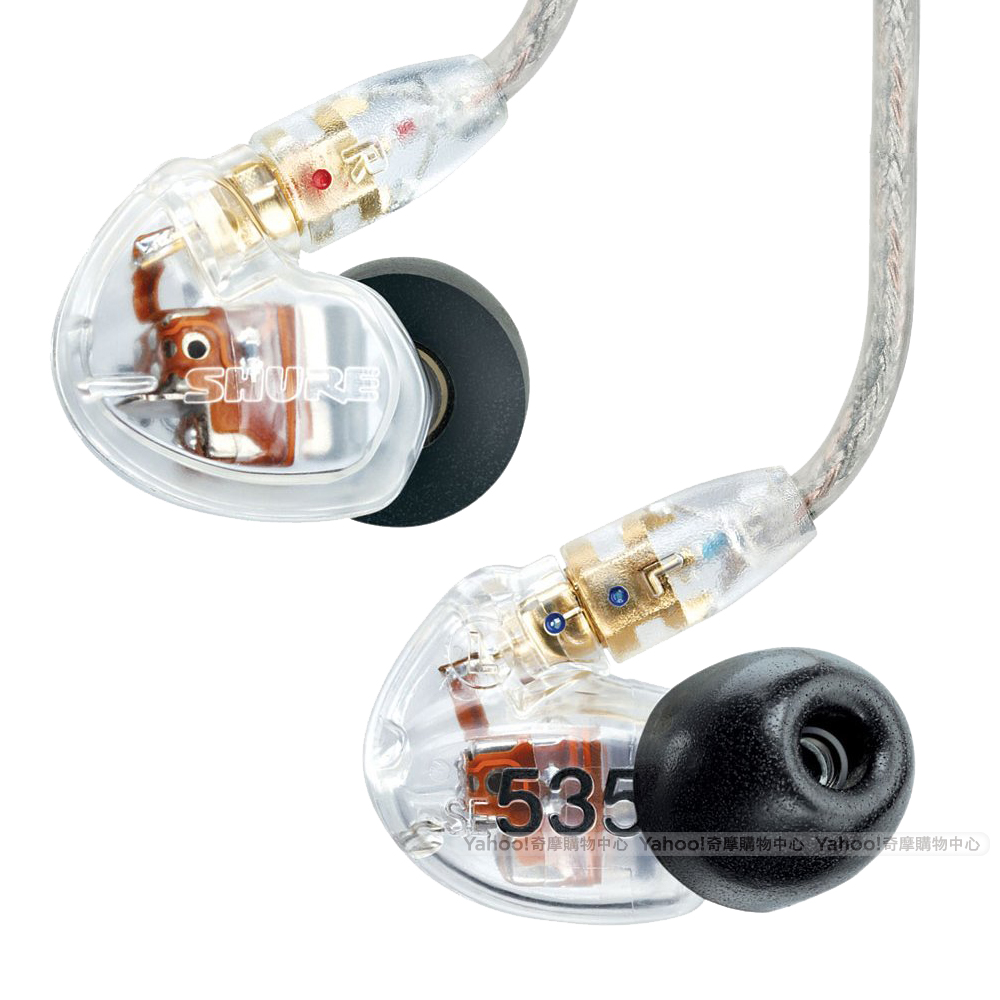 SHURE SE535 CL Earphones 三單體可換線耳道耳機透明版| 其他品牌 