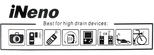 iNeno 低自放4號鎳氫充電電池12入