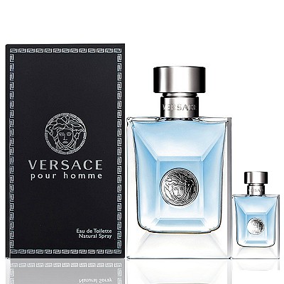 Versace Pour Homme 凡賽斯經典男性淡香水 100ml 搭贈同款小香5ml