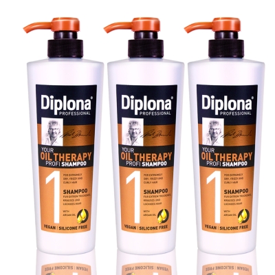 德國Diplona專業級摩洛哥堅果油洗髮乳600ml三入
