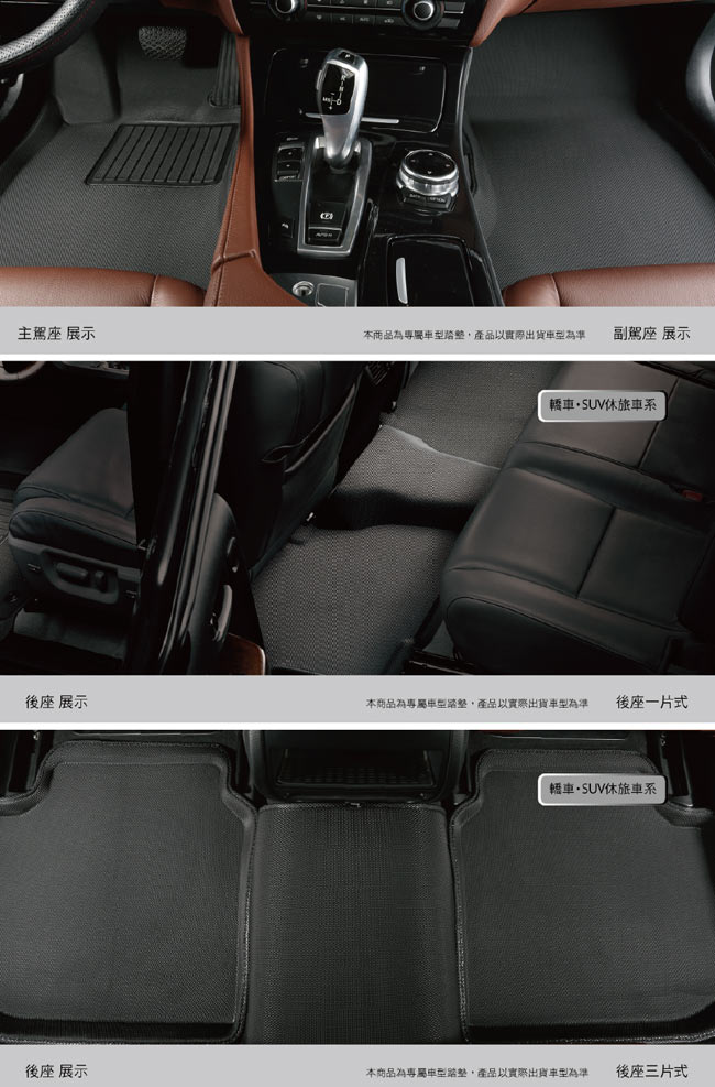 3D 神爪卡固立體踏墊 Mazda 3 2004~2009 轎車