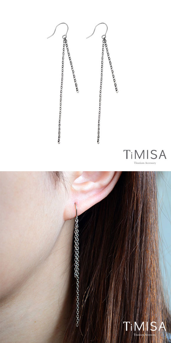 TiMISA《一見傾心》純鈦耳環