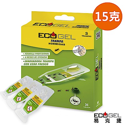 ecogel 易克捷 超值大包裝除蟻盒 15公克