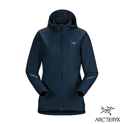 Arcteryx 女 Cita 抗UV 連帽風衣外套 午夜藍