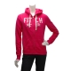 Abercrombie & Fitch 亮片字母X線條內刷毛拉鍊帽T外套(女-粉-S) product thumbnail 1