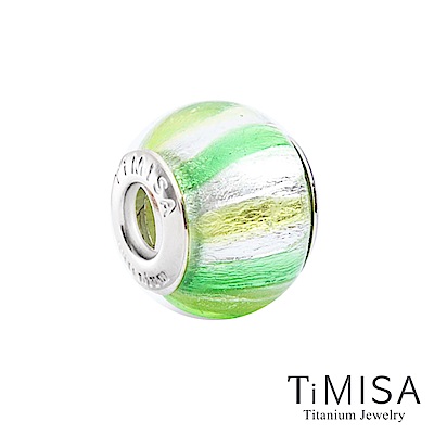 TiMISA 薄荷糖(11mm)純鈦琉璃 墜飾串珠