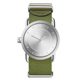 TID Watches No.1 TID-N1-40-NYGN-銀X綠錶帶腕錶/40mm product thumbnail 1