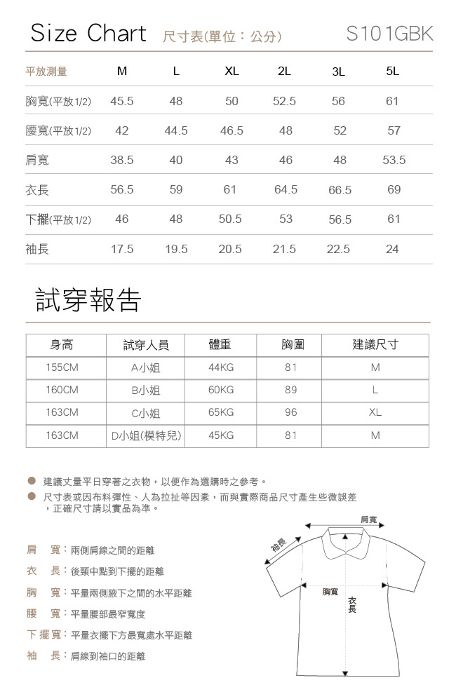 【遊遍天下】MIT台灣製女款吸濕排汗抗UV機能POLO衫S101黑色