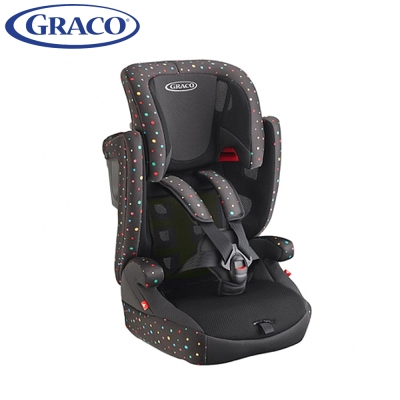 Graco 嬰幼兒成長型輔助汽車安全座椅 AirPop 繽紛彩