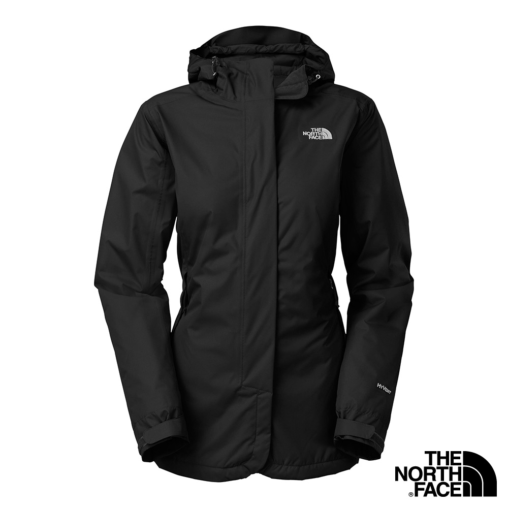 The North Face 女 HV Heatseeker 防水保暖兜帽外套 黑