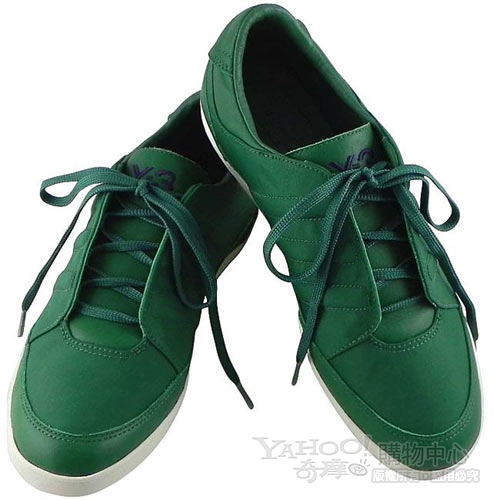 Y-3山本耀司 綠色短筒經典三線休閒鞋