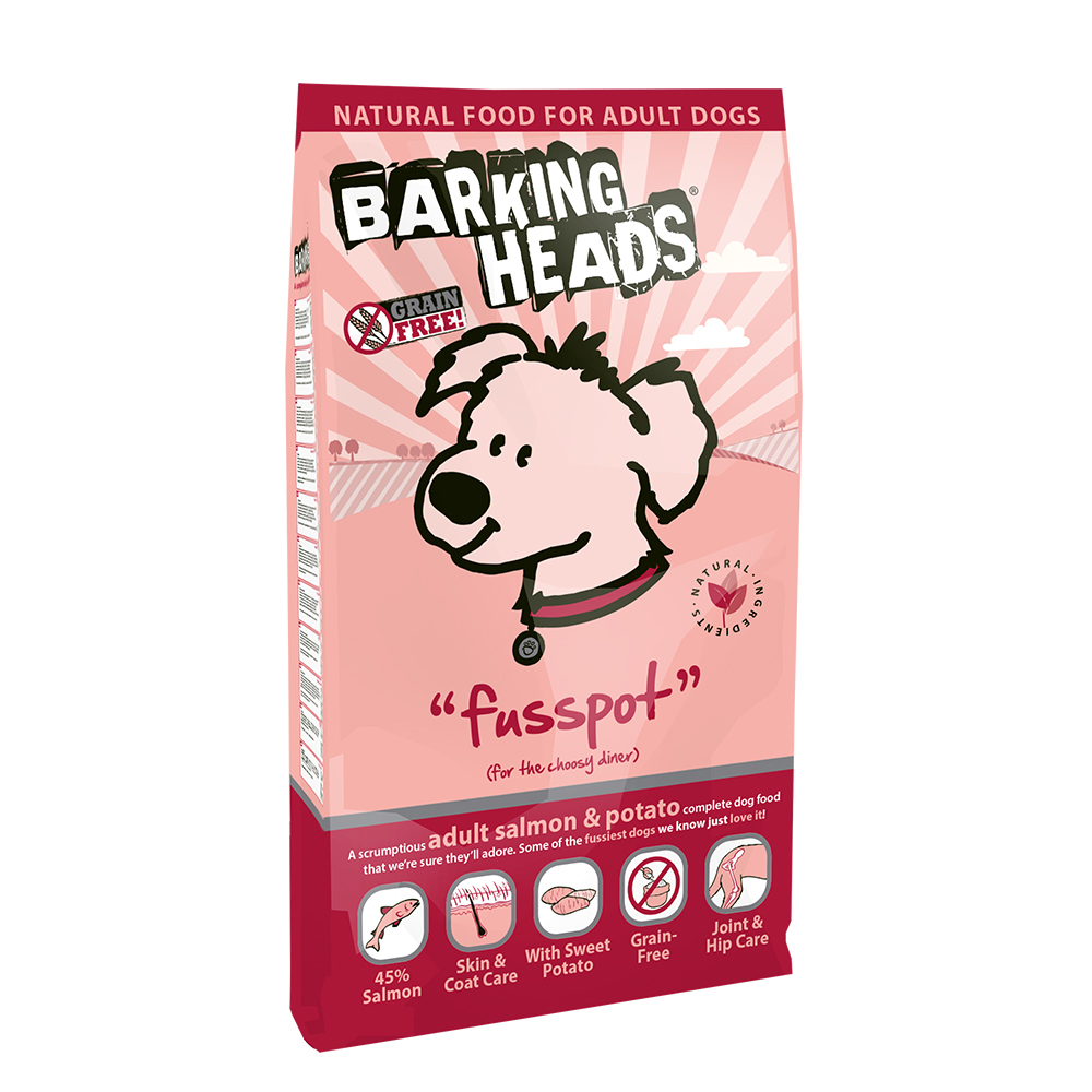 BARKING HEADS 巴先生 饕客鮭魚 無穀挑嘴全犬 2kg X 1包