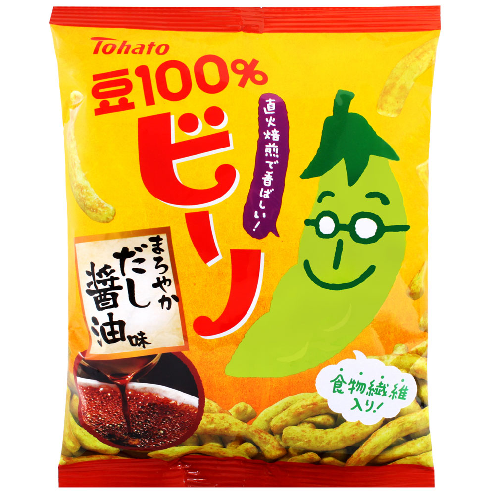 Tohato東鳩 比諾豌豆脆條-爽口醬油(62g)