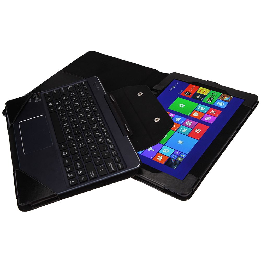 EZstick ASUS T100 Chi 皮套+螢幕貼 組合(可裝鍵盤款式)