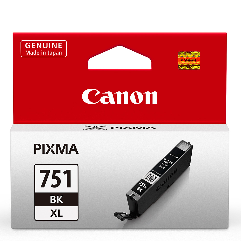 CANON CLI-751XL-BK 原廠相片黑高容量XL墨水匣