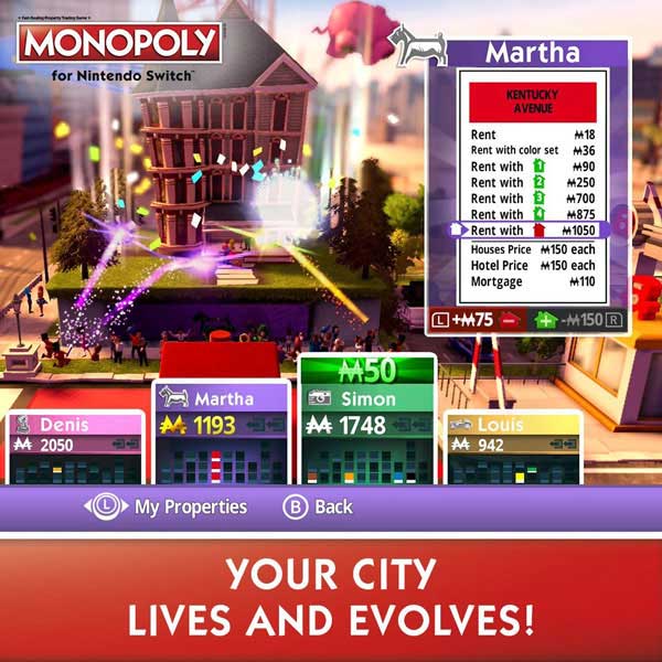 地產大亨 Monopoly -Nintendo Switch 英日文美版