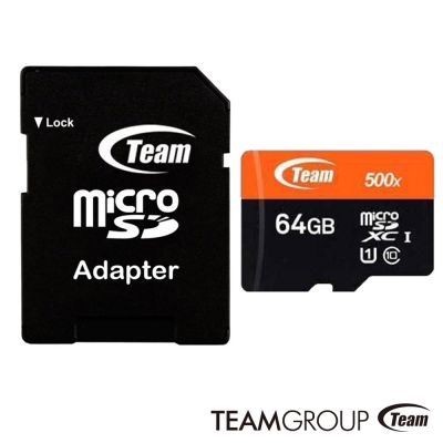 Team 十銓 64GB 100MB/s microSDXC UHS-I C10 記憶卡