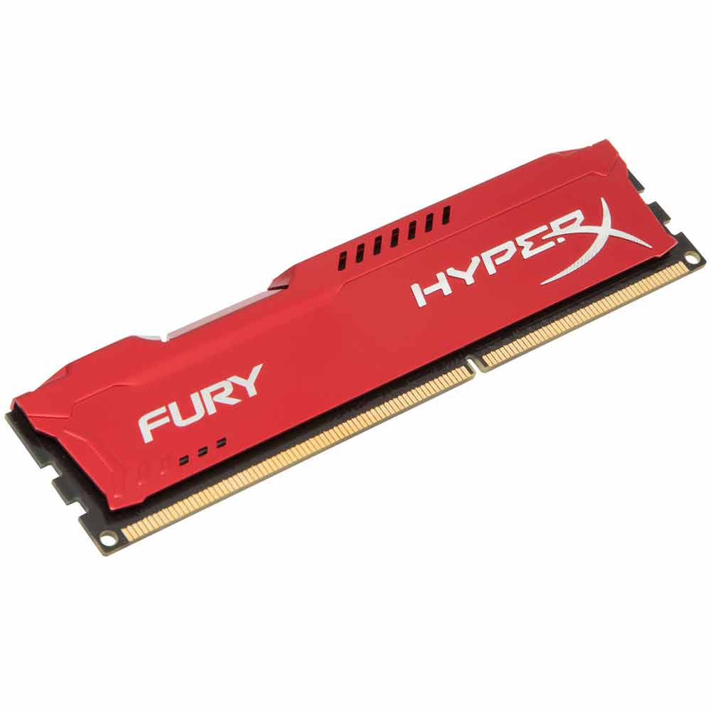 Kingston金士頓Fury DDR3-1866 4GB桌上型記憶體/紅