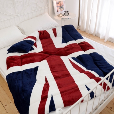 絲薇諾 英國旗 雙面法蘭絨被/單人-140×195cm