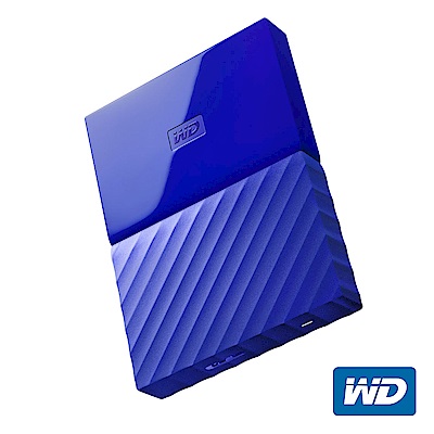 WD My Passport 2TB 2.5吋行動硬碟(藍色/薄型)