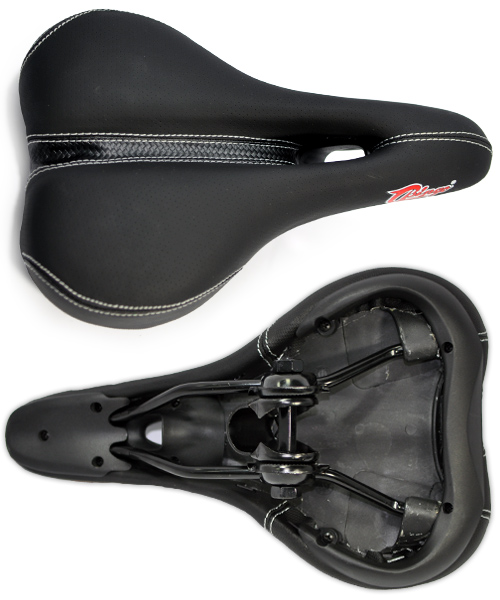 Bingo 自行車專用超彈性縷空坐墊 人體工學設計座墊-黑