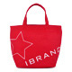iBrand 簡單生活星星帆布萬用提袋-紅色 product thumbnail 1