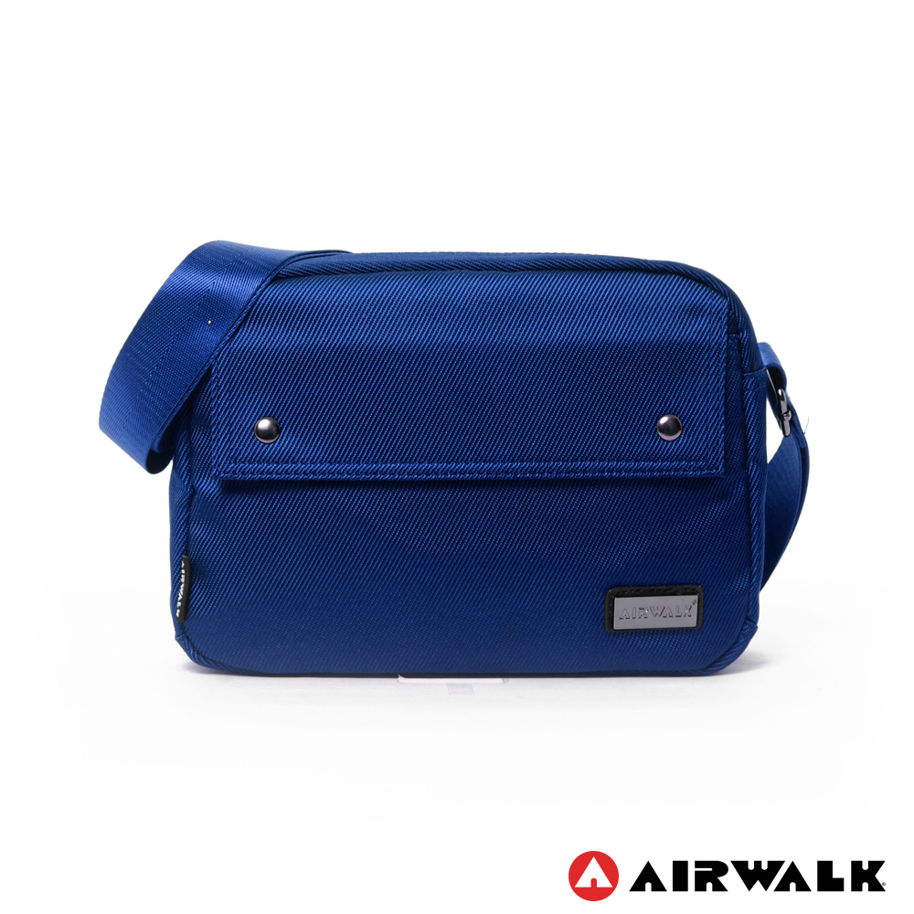 AIRWALK - 袋隨走 時空漫步系列 雙口袋側背包(小) - 藍
