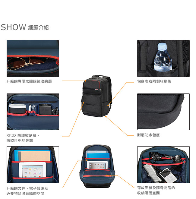 Targus Terminal T-II 旅航商務 15.6 吋電腦後背包-旗艦款