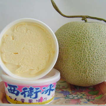 【澎湖西衛冰淇淋】哈蜜瓜冰淇淋(36個/箱)