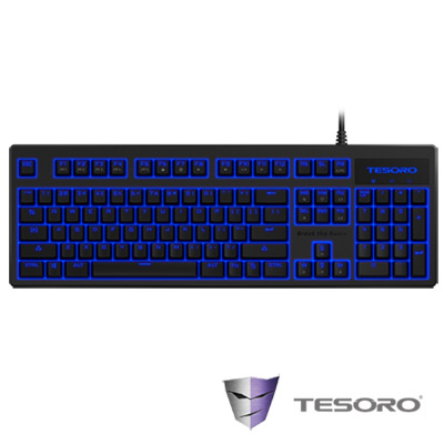 TESORO鐵修羅 神劍Excalibur V2機械式鍵盤-青軸中文黑