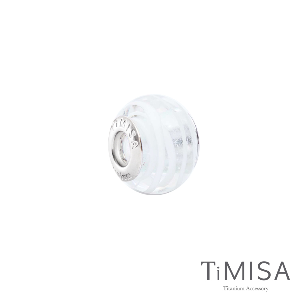 TiMISA 白雪(11mm)純鈦琉璃 墜飾串珠