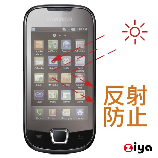 [ZIYA] SAMSUNG Galaxy 3 i5800 抗反射(霧面)保護貼 - 2入