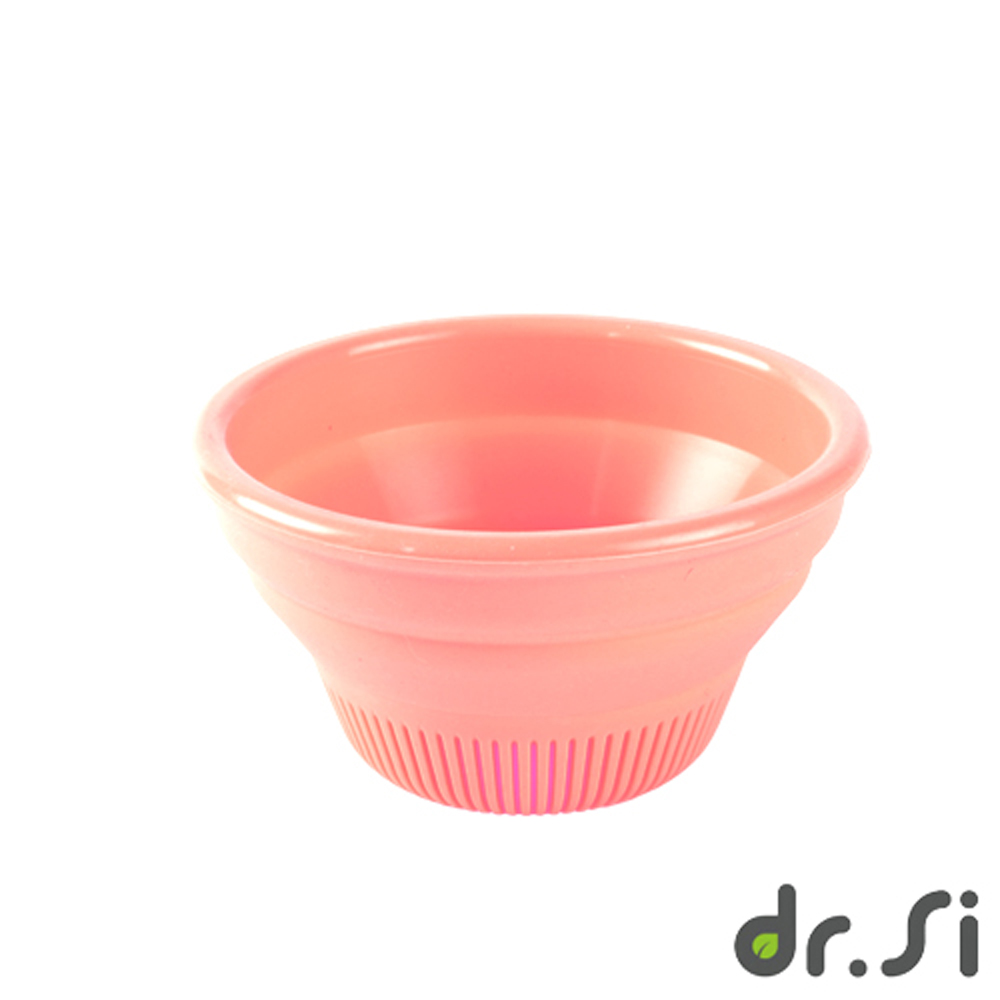 【Dr.Si】寶寶適用矽膠摺疊碗(紅)