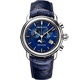 AEROWATCH 太陽飾紋經典月相計時腕錶-藍/42mm product thumbnail 1