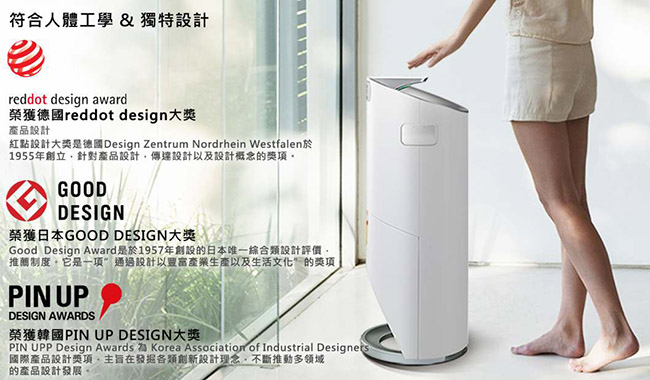 LG樂金 7-14坪 超淨化大白空氣清淨機 PS-W309WI 白色
